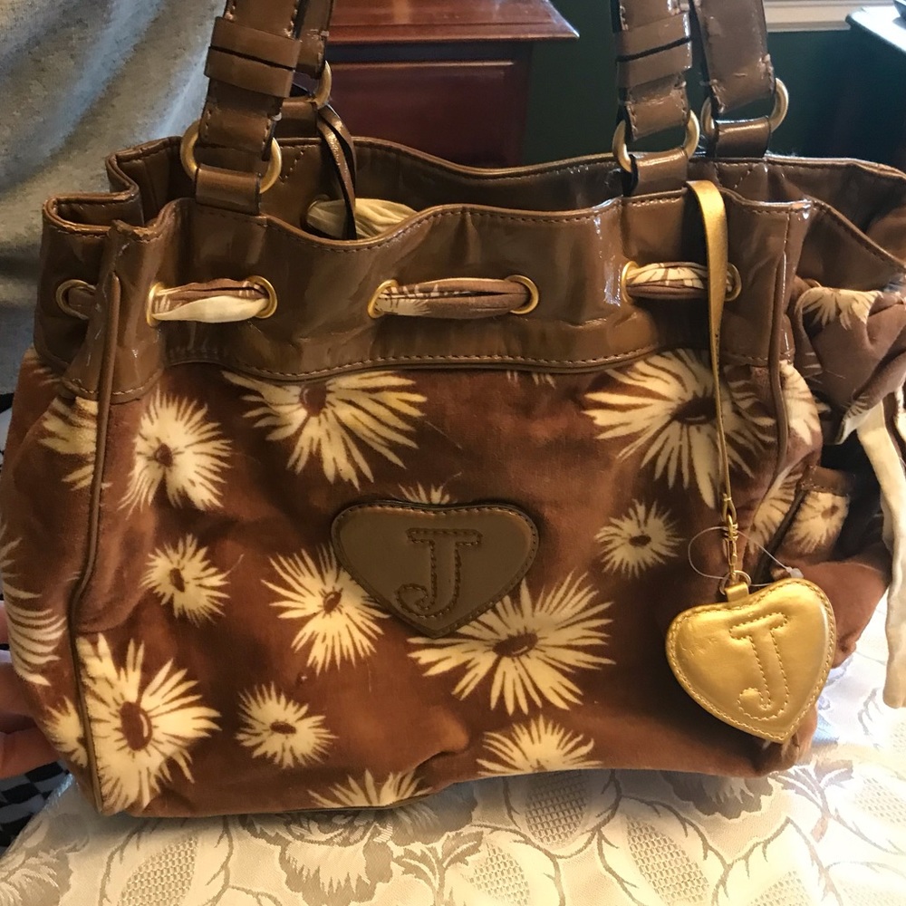 Juicy  couture cloth print bag